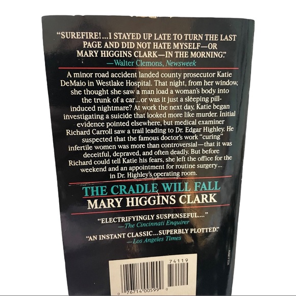 💍3 for 12💍 Mary Higgins Clark the cradle will fall - Picture 2 of 3